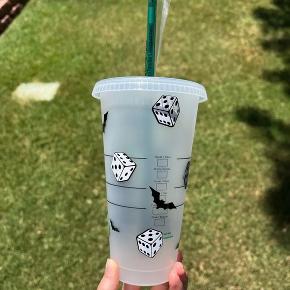 Baby boogie man designed Starbucks reusable venti cold cup - Picture 4 of 5